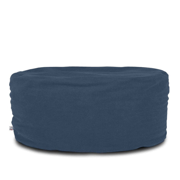 SOFT CHILL 80, Pouf Sacco Rotondo in Cotone Sfoderabile 80 x h42