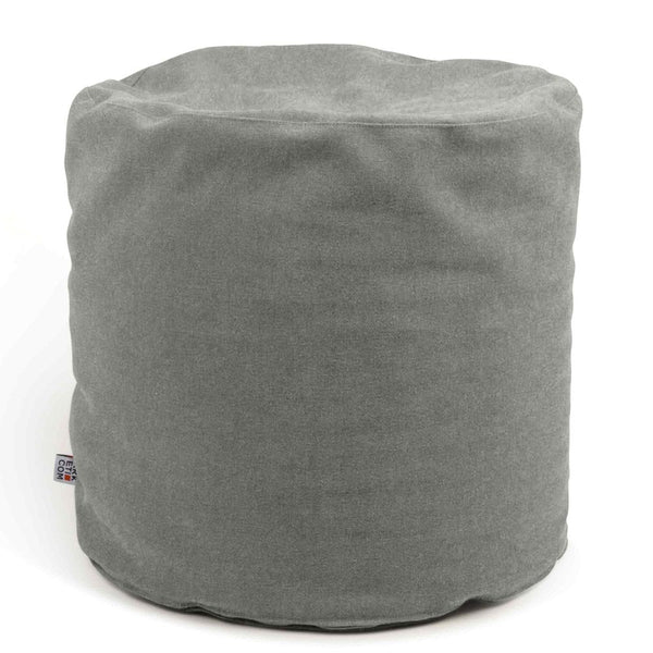 SOFT CHILL 42, Pouf Sacco Rotondo in Cotone Sfoderabile 42 x h42