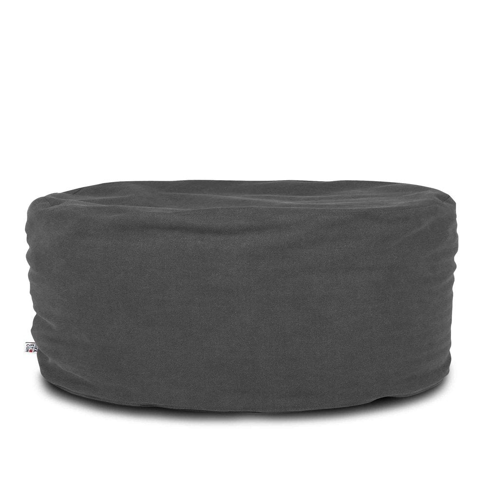 SOFT CHILL 80, Pouf Sacco Rotondo in Cotone Sfoderabile 80 x h42