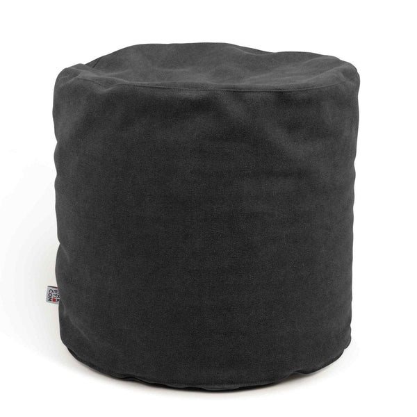 SOFT CHILL 42, Pouf Sacco Rotondo in Cotone Sfoderabile 42 x h42