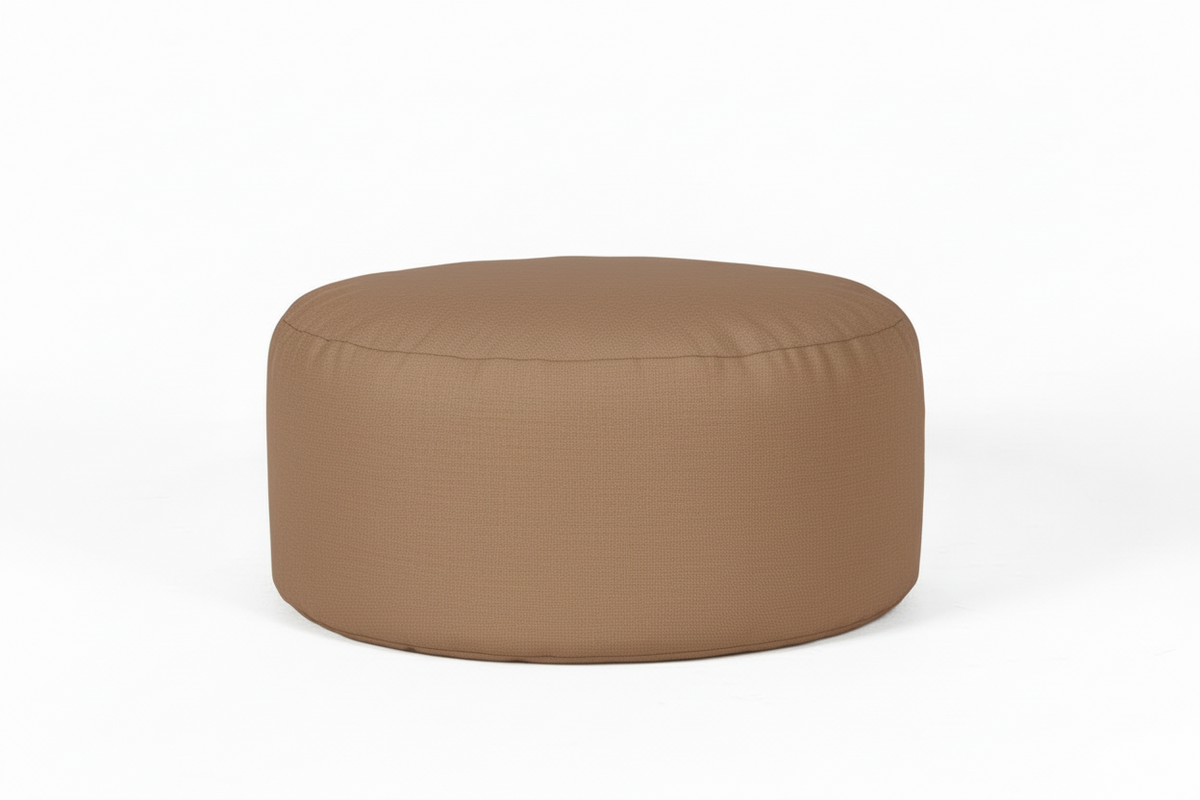 SOFT CHILL EXTERIOR 80, Puff redondo de frijoles desmontable para exteriores 80 x h42