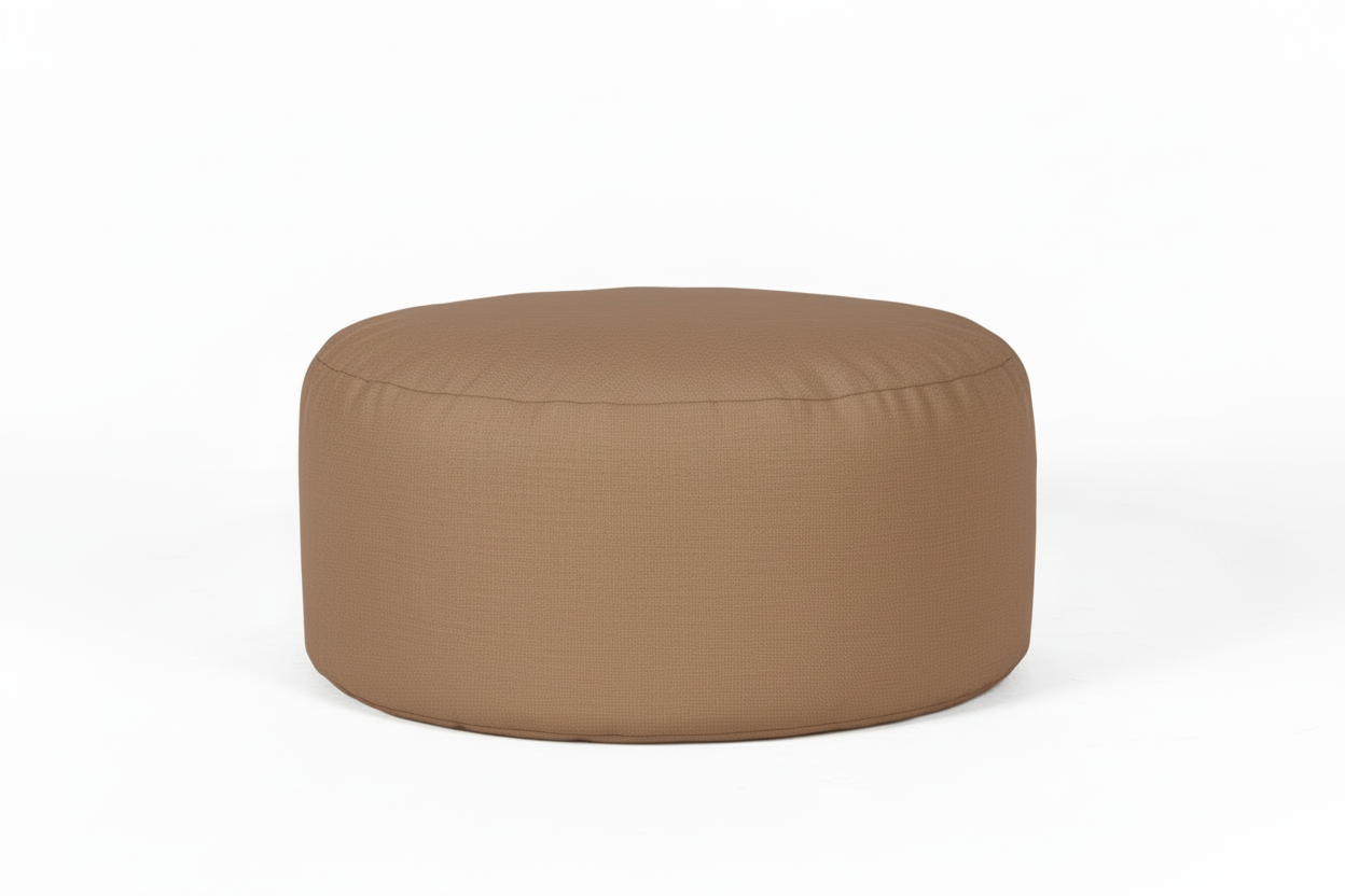 SOFT CHILL OUTDOOR 80, Removable Round Bean Bag Pouf for Outdoors 80 x h42