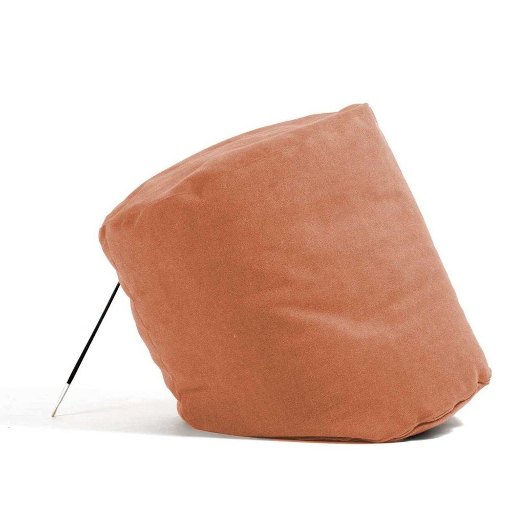 SOFT CHILL 42, Pouf Sacco Rotondo in Cotone Sfoderabile 42 x h42