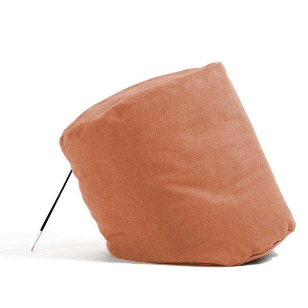 SOFT CHILL 42, Pouf Sacco Rotondo in Cotone Sfoderabile 42 x h42