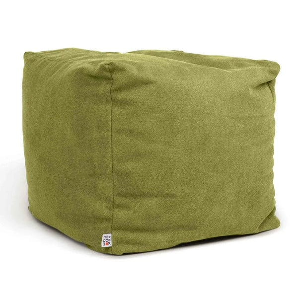 SOFT CUBE 42, Pouf Sacco in Cotone Sfoderabile 42x42 h42