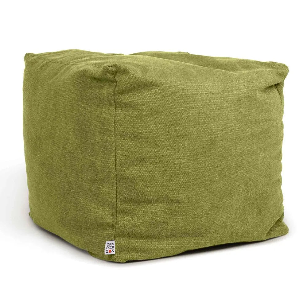 SOFT CUBE 42, Pouf Sacco in Cotone Sfoderabile 42x42 h42