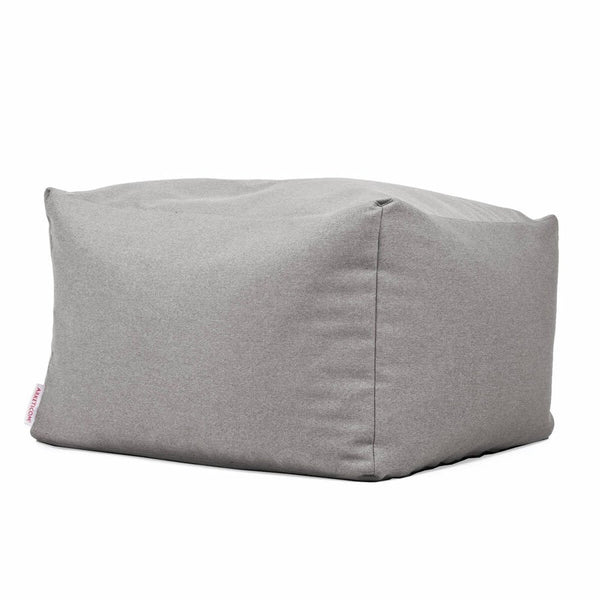 SOFT CUBE 80, Pouf Sacco XL in Cotone Sfoderabile 80x80 h42