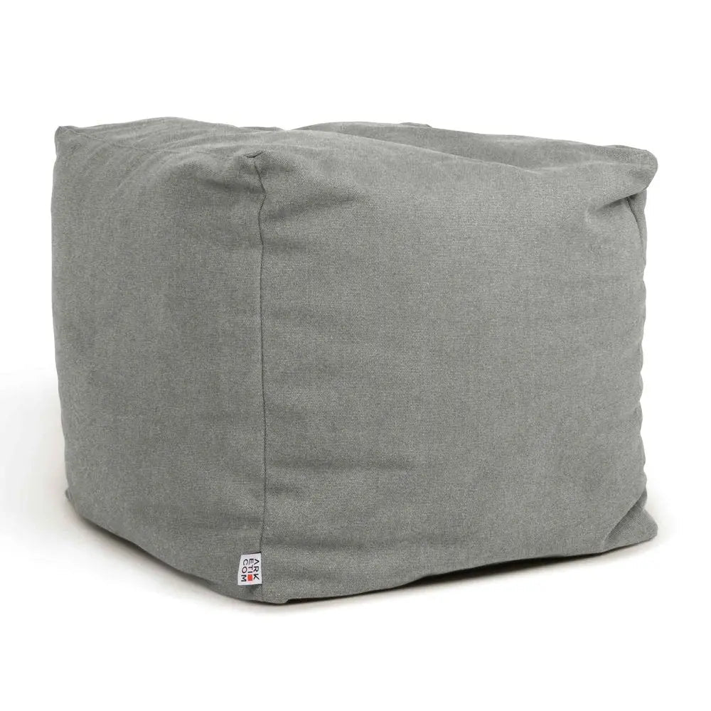 SOFT CUBE 42, Pouf Sacco in Cotone Sfoderabile 42x42 h42