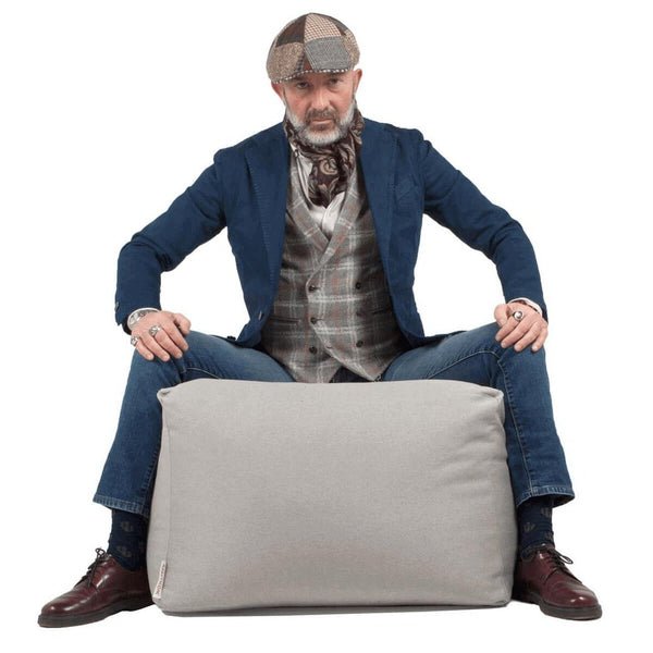 SOFT CUBE 60, Pouf Sacco in Cotone Sfoderabile 60x60 h42