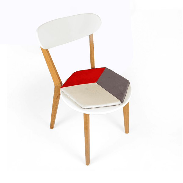 Cuscino per sedie di design, cuscino 3d esagonale Arketicom (4582882115642)
