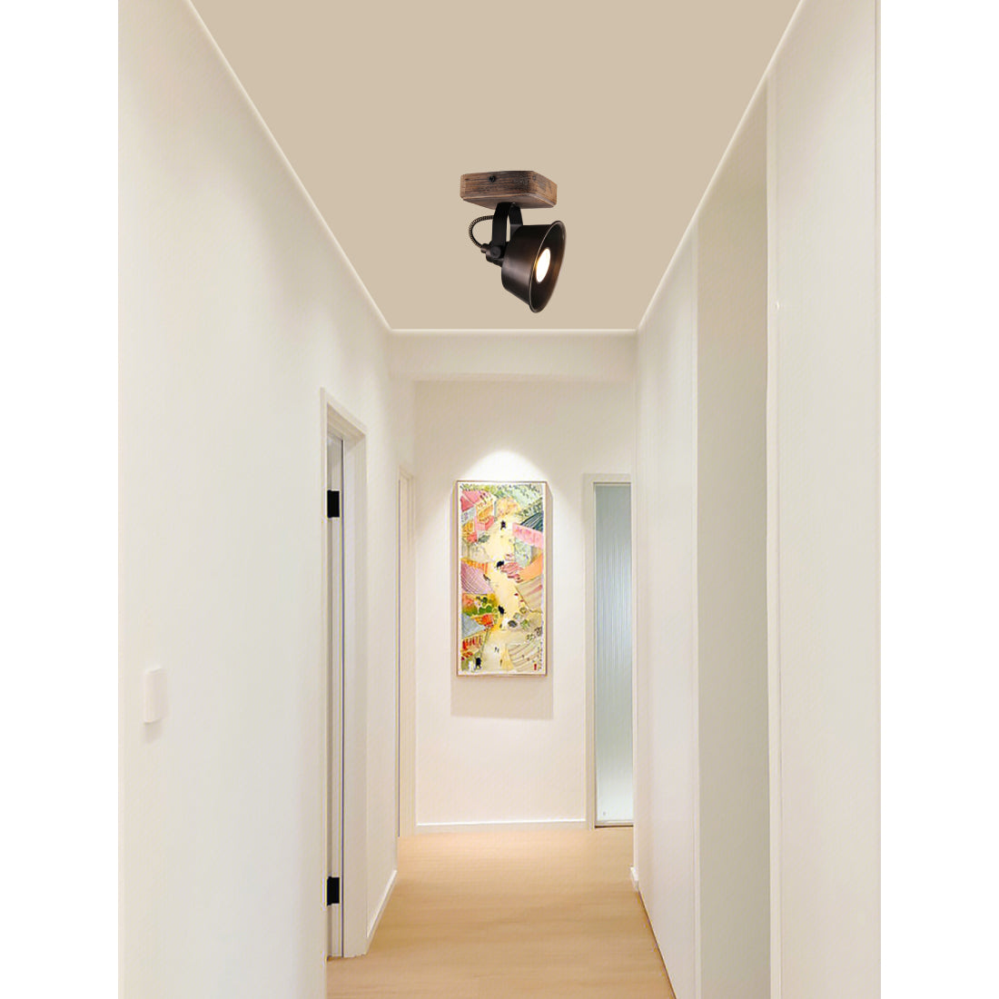 Various Max Spotlight – 1-bulb – Black – Modern & Timeless Design