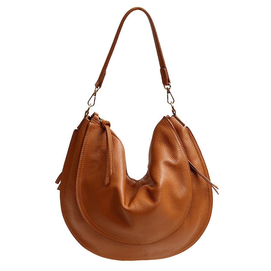 SPORTY - Bag with leather pockets