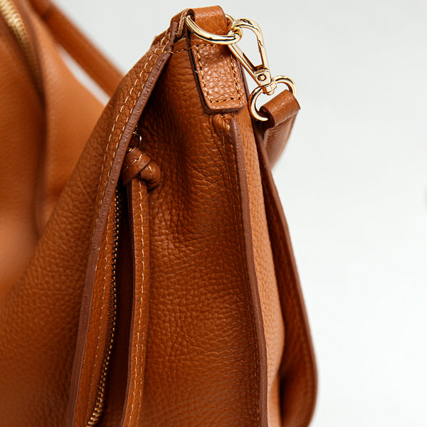 SPORTY - Bag with leather pockets