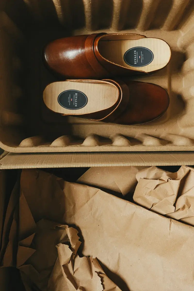 Sabot Breton Patiné en cuir