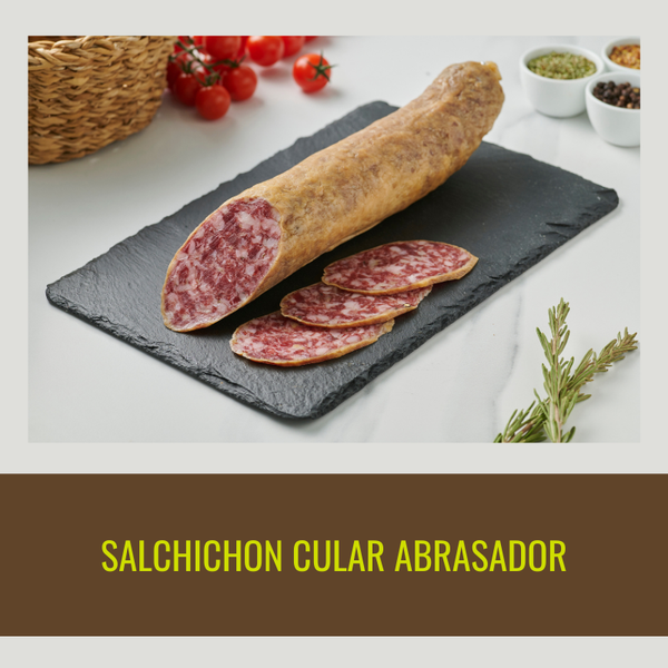 2 Blister de salchichón Abrasador loncheado 100 gr/unidad