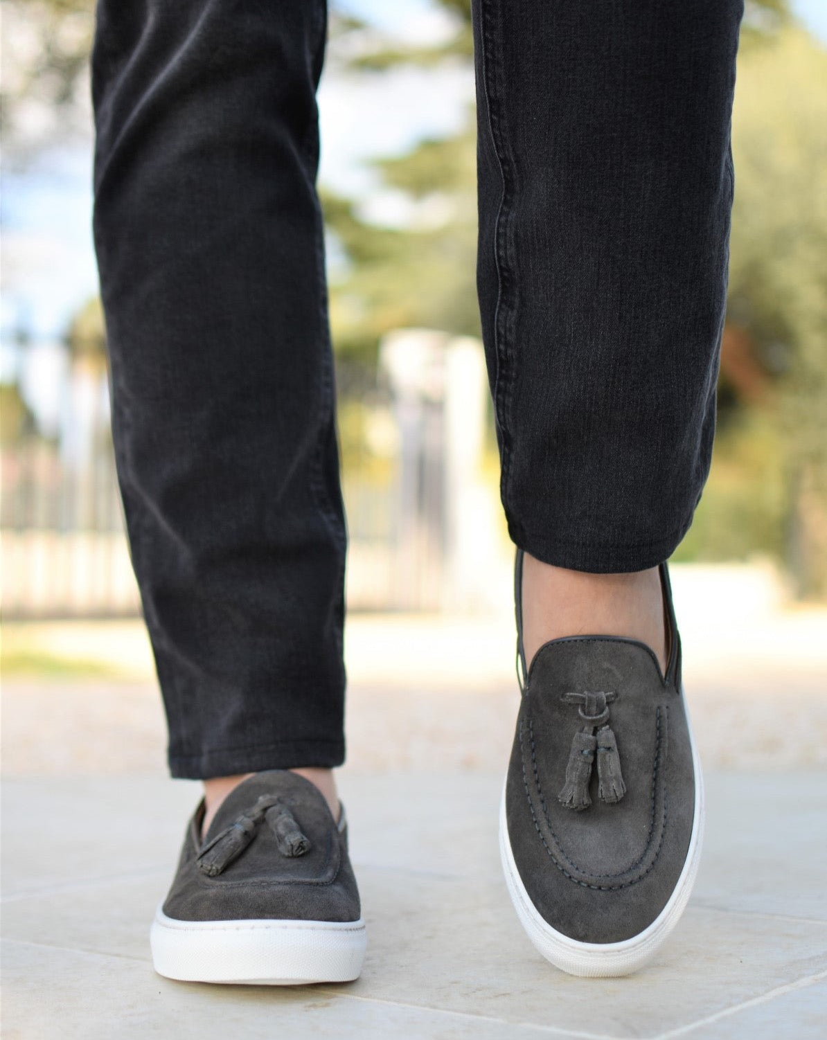 SALINA - Grijs Suède