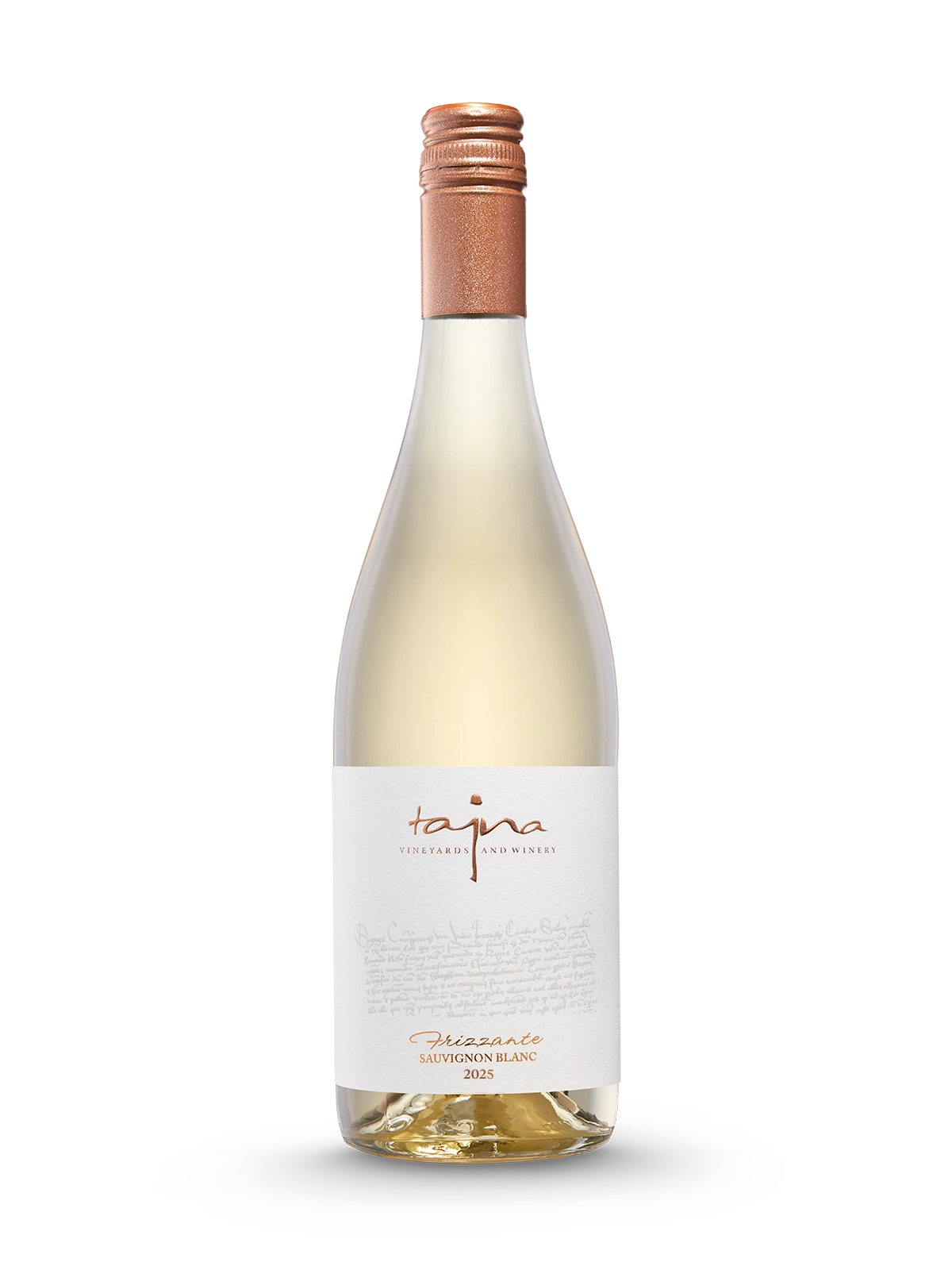 Sauvignon Blanc Frizzante 2025, TAJNA, víno z ekologických vinohradov