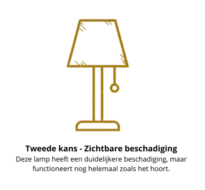 Tweedekans Artikel - Chericoni Goccia Tafellamp - 1-lichts - Zwart - Metaal