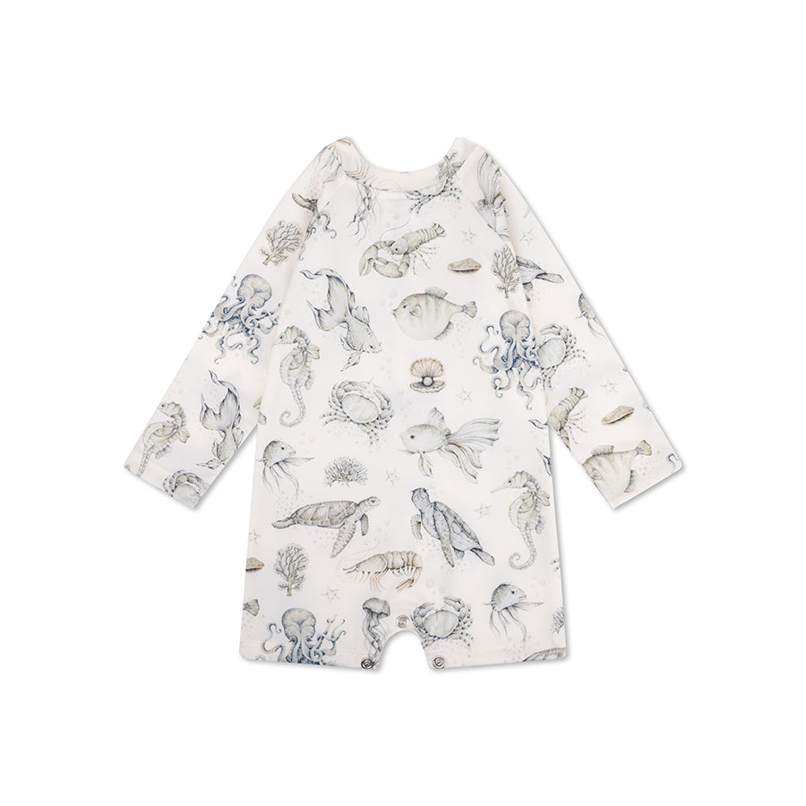 Zeeleven | Groene UV Zwemshort voor Jongens