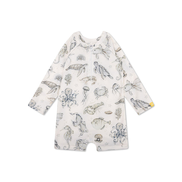 Morski život | Zeleni UV kupaći kostim za dječake