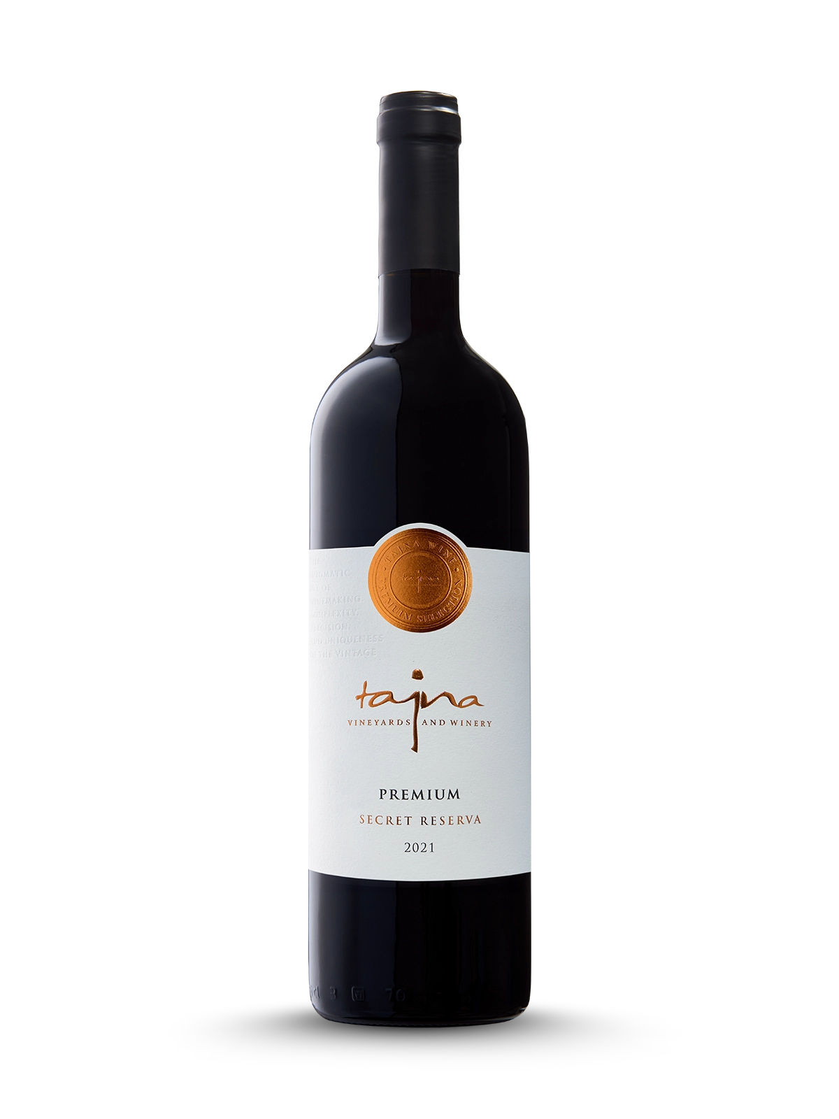 Cuvée Secret Reserva 2021, prémiové červené víno z ekologických vinohradov TAJNA