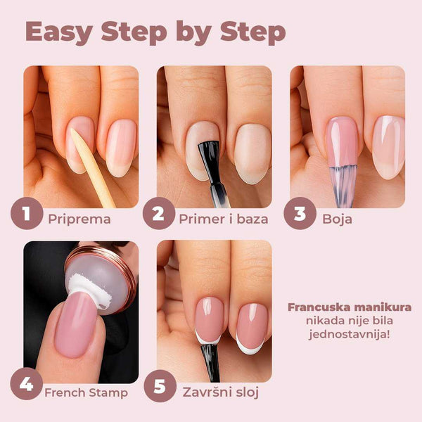 Gel Polish Set Classic – French Nails Edition
