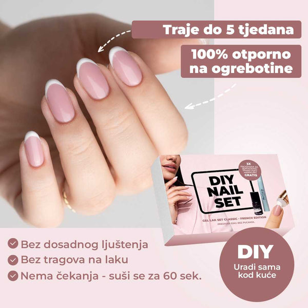 Gel Polish Set Classic – French Nails Edition