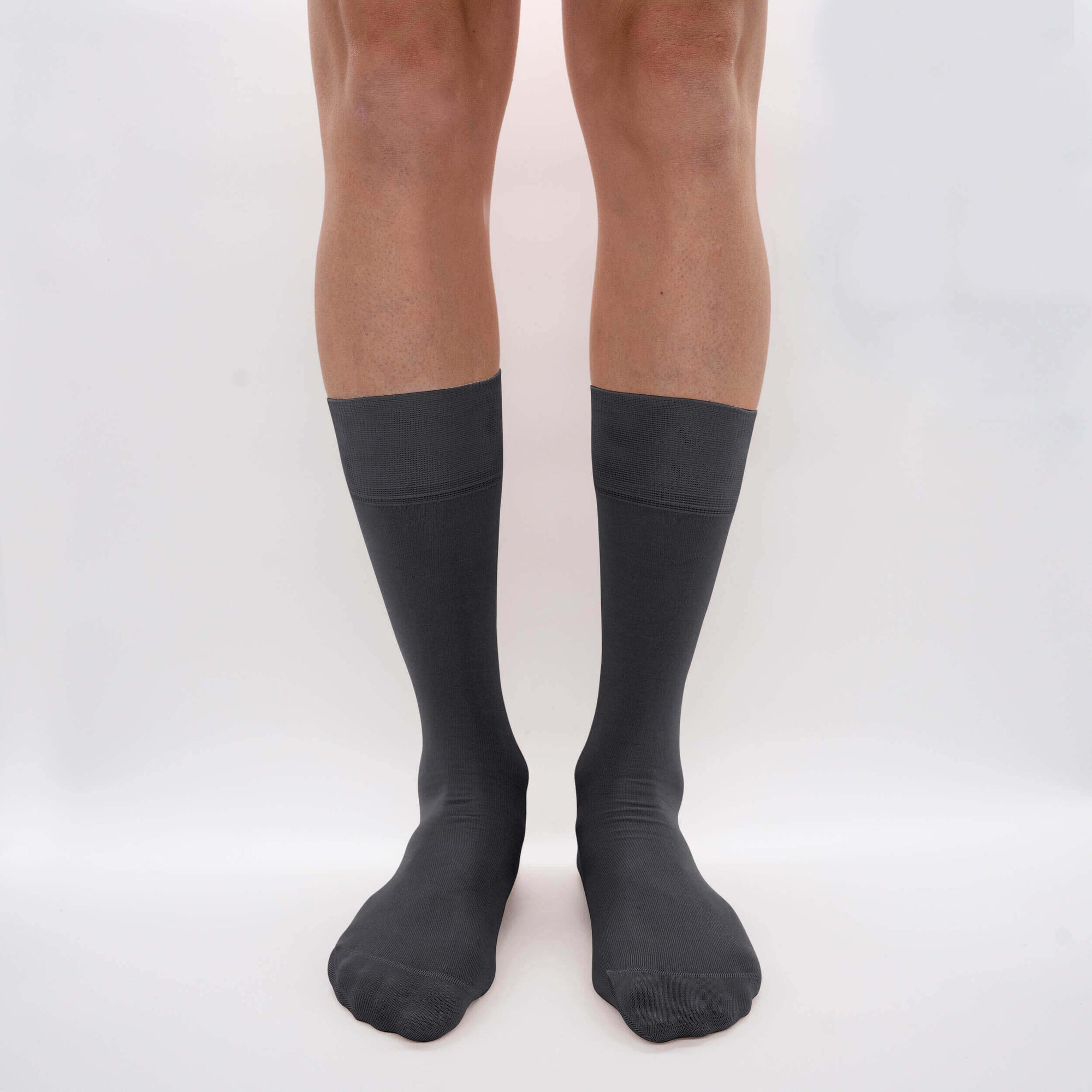 Box of Short Chiffon Socks in Pure Mulberry Silk - 6 Pairs Mixed Colors