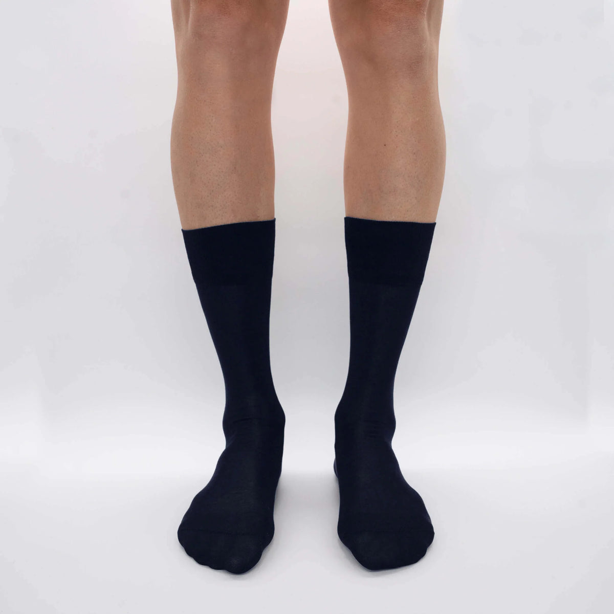 Box Short Chiffon Socks in Pure Mulberry Silk - 2 x Blue/2 x Black/2 x Anthracite