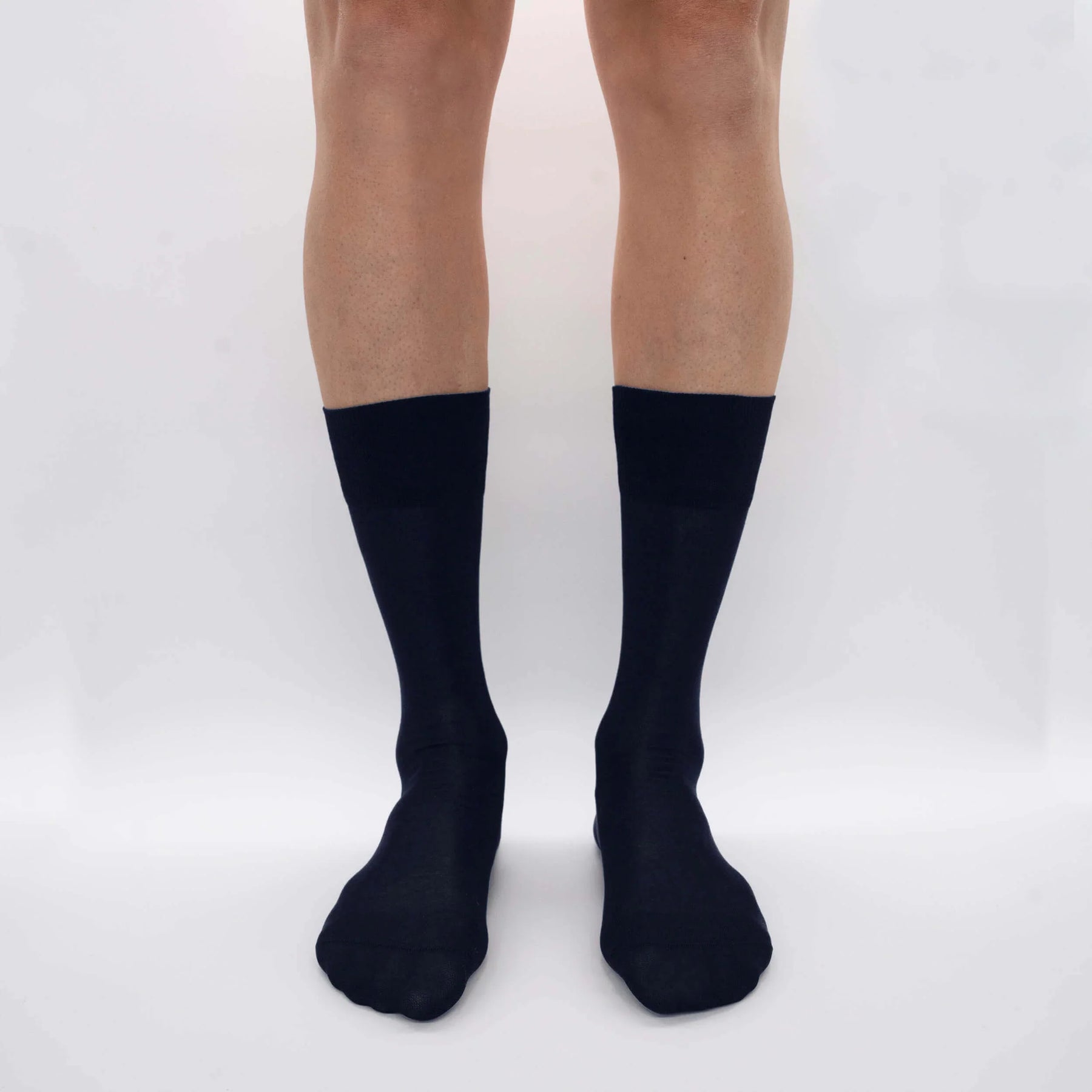 Box Short Chiffon Socks in Pure Mulberry Silk - 2 x Blue/2 x Black/2 x Anthracite