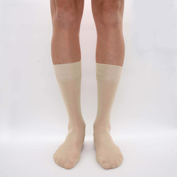 Mulberry Silk Chiffon - Short Fine Knit Socks