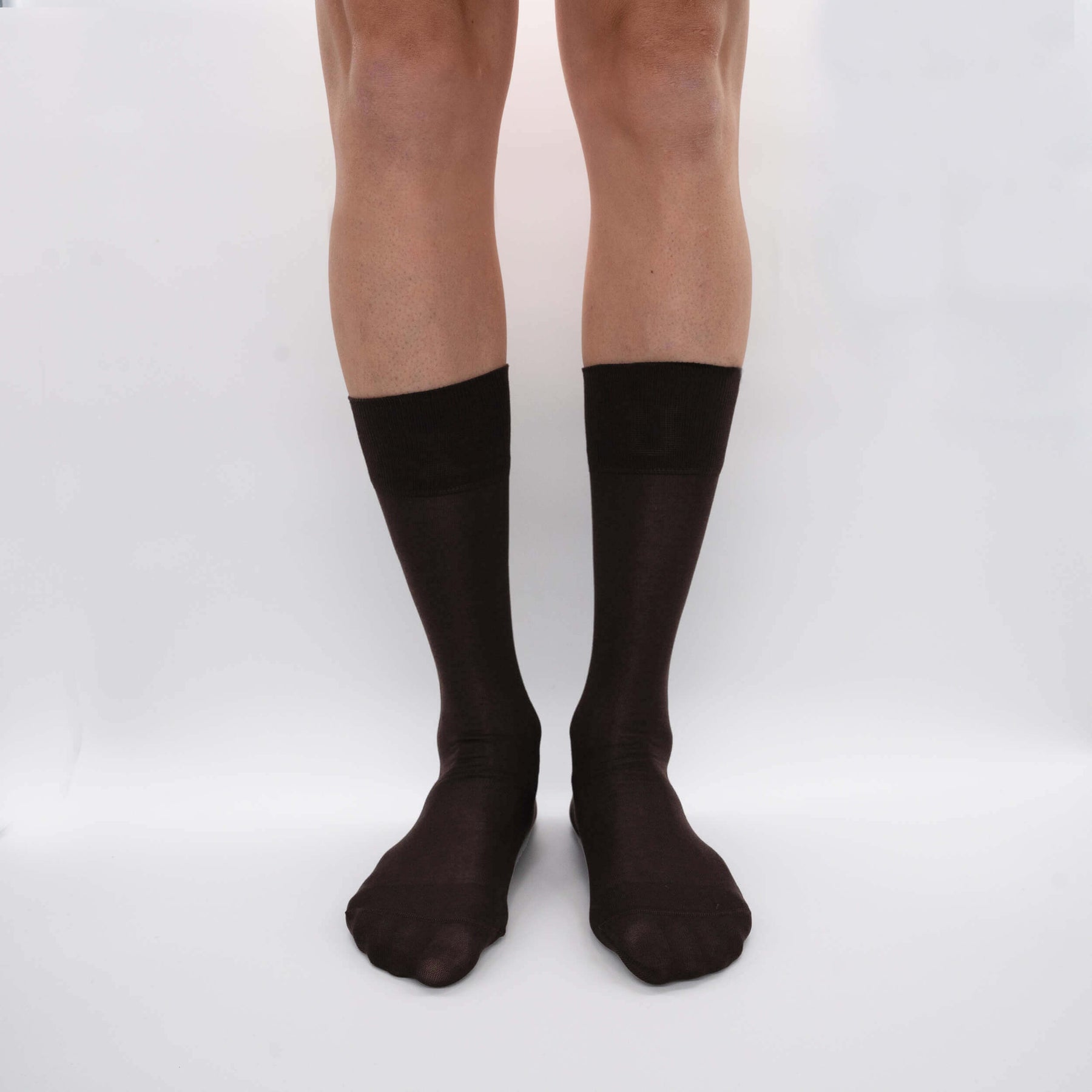 Mulberry Silk Chiffon - Short Fine Knit Socks