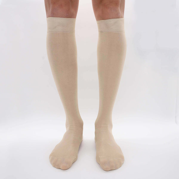 Box Long Chiffon Socks in Pure Mulberry Silk - 6 Pairs Mixed Colors