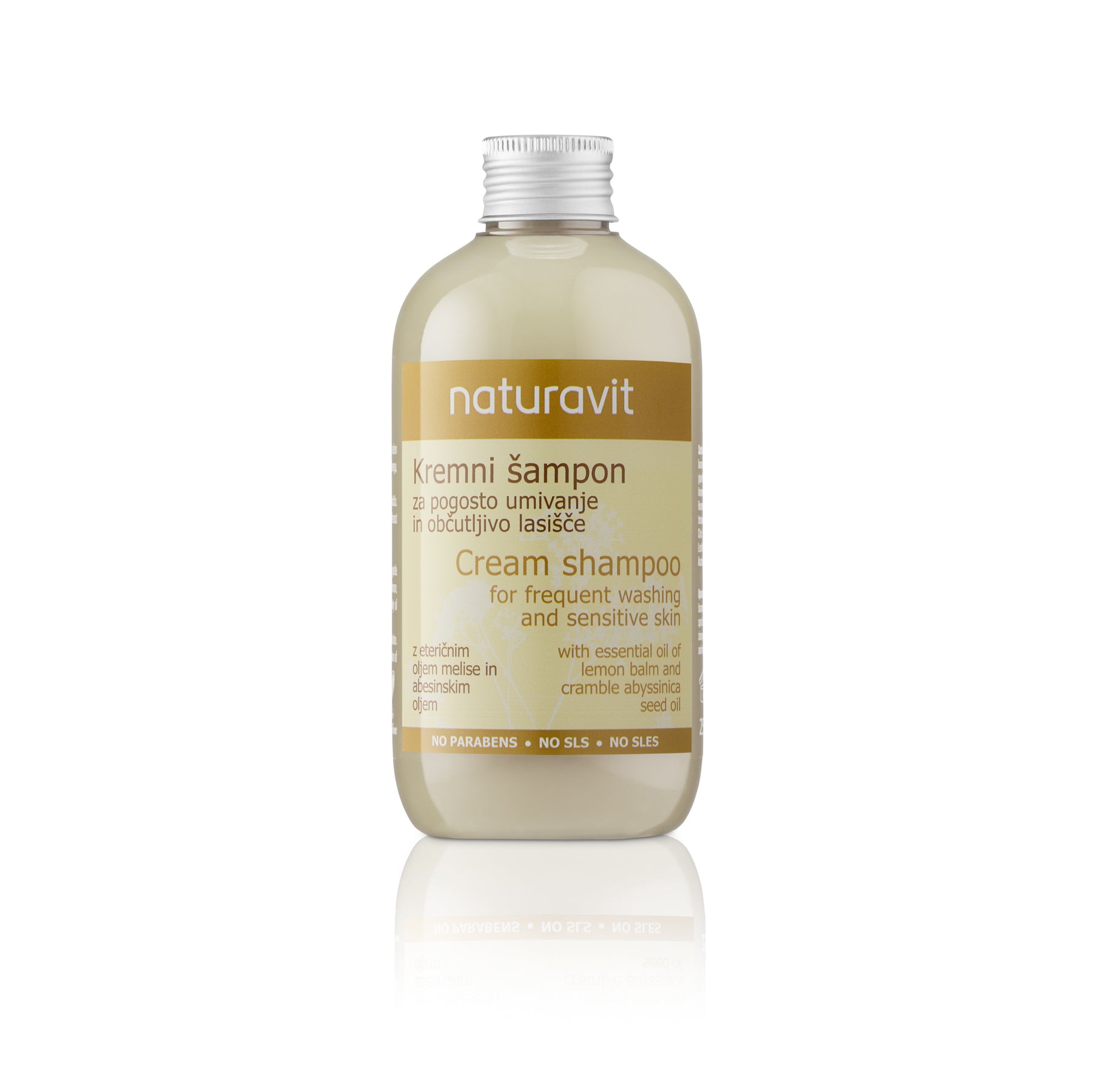 Creamy shampoo for frequent washing and sensitive scalp