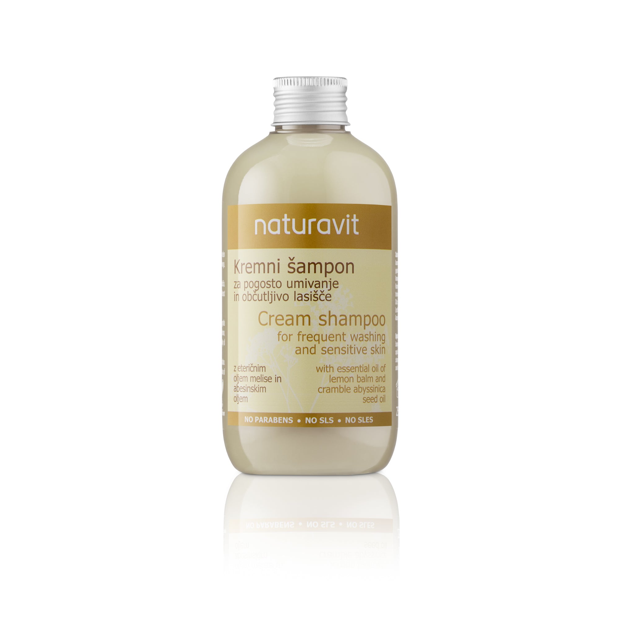 Creamy shampoo for frequent washing and sensitive scalp