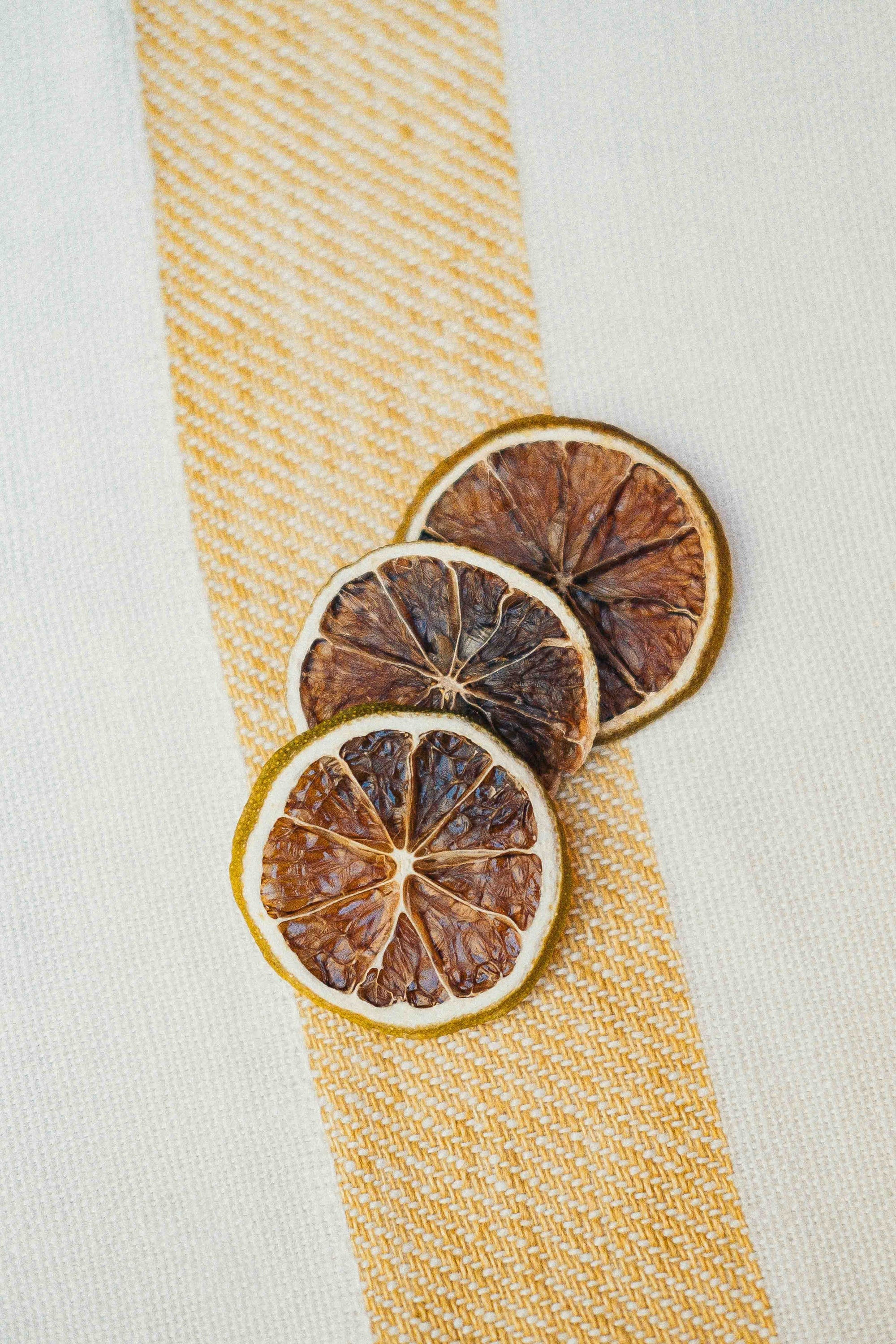 Tranches de citron vert déshydratées pour cocktails