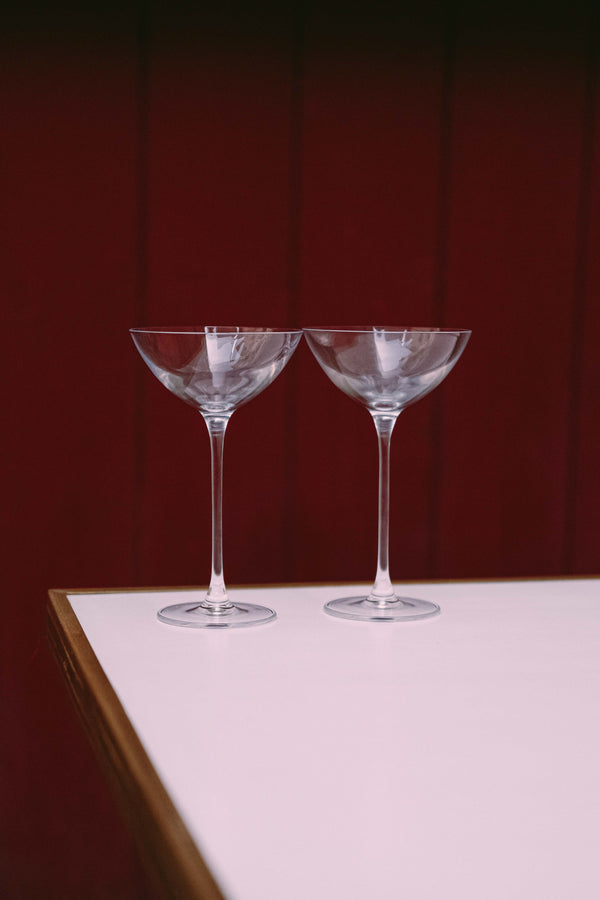 2 cocktail glasses - coupettes
