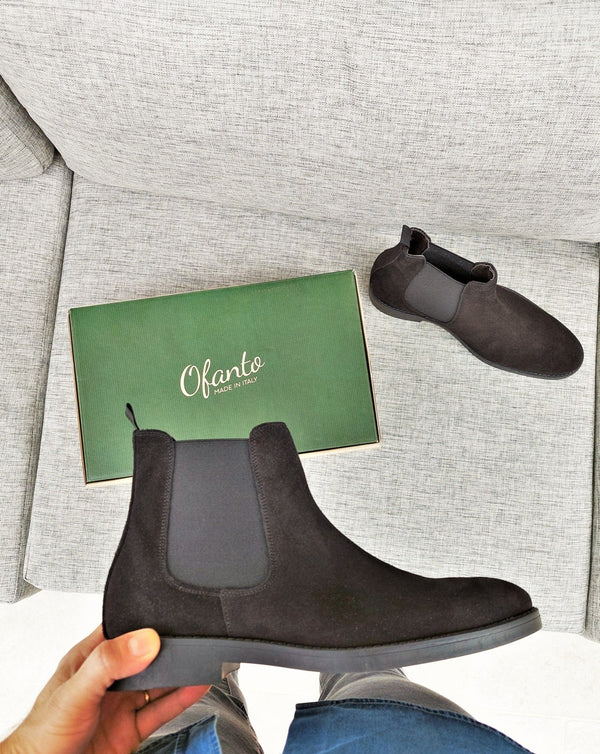 SIENA - Zwart Suède