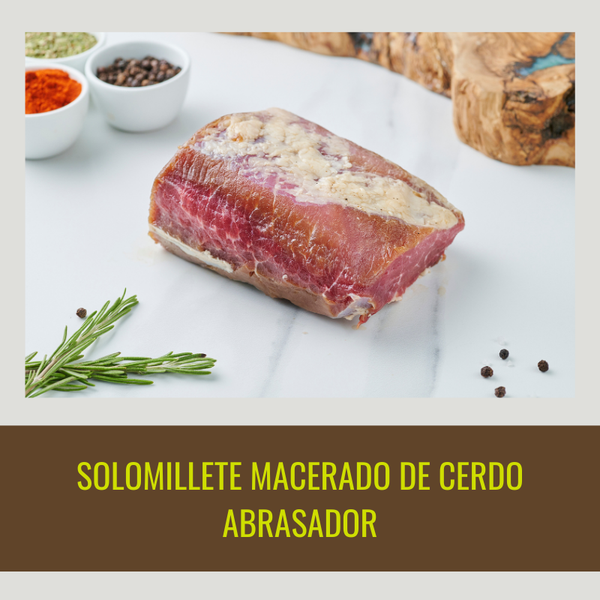 2 Solomilletes de Jamón Abrasador macerado, 400 g/unidad