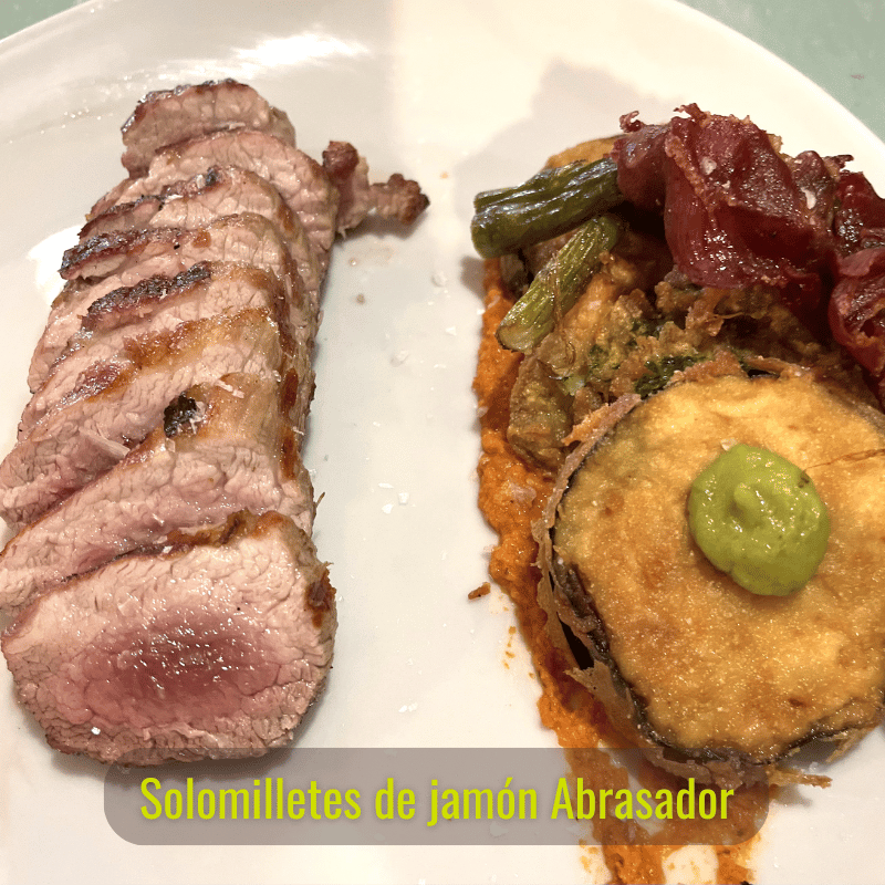 2 Marinated Solomilletes of Abrasador Ham, 400 g/unit