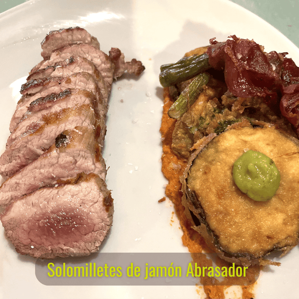2 Marinated Solomilletes of Abrasador Ham, 400 g/unit