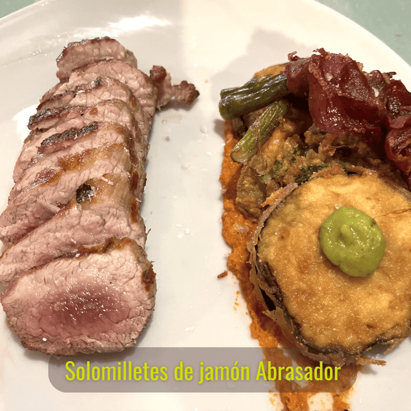 2 Marinated Solomilletes of Abrasador Ham, 400 g/unit
