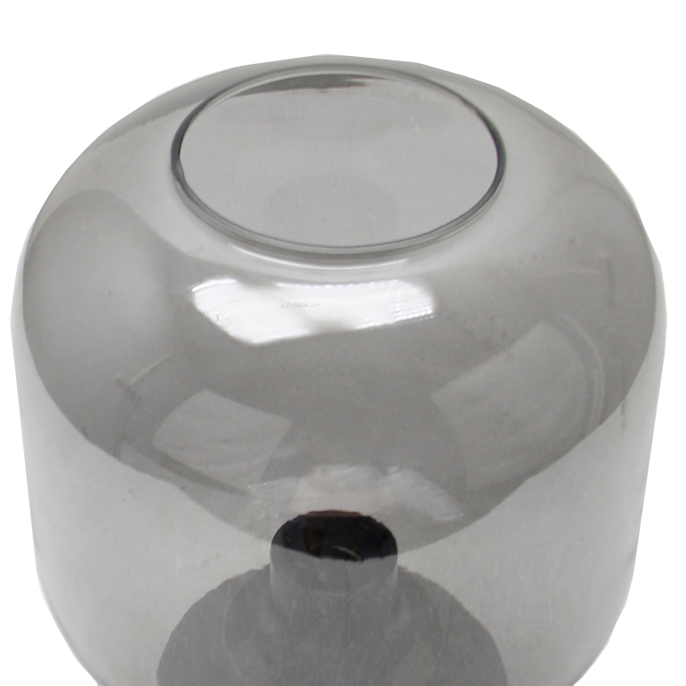 Design-Deckenleuchte Chericoni Specchio, schwarz, Glas, Ø21 cm, 1-flammig, dekorativ und funktional.