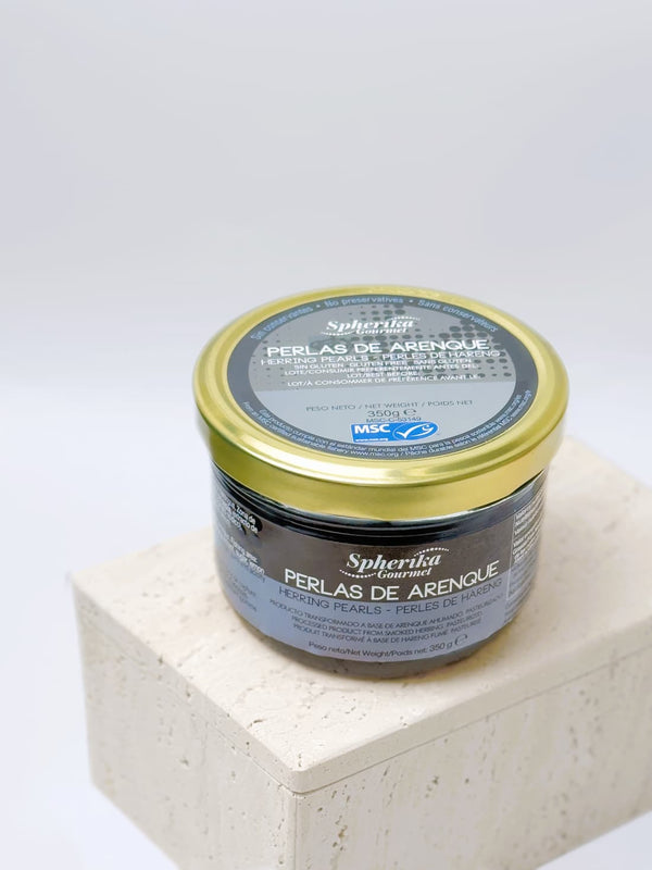 SPHERIKA, sphères noires de hareng fumé