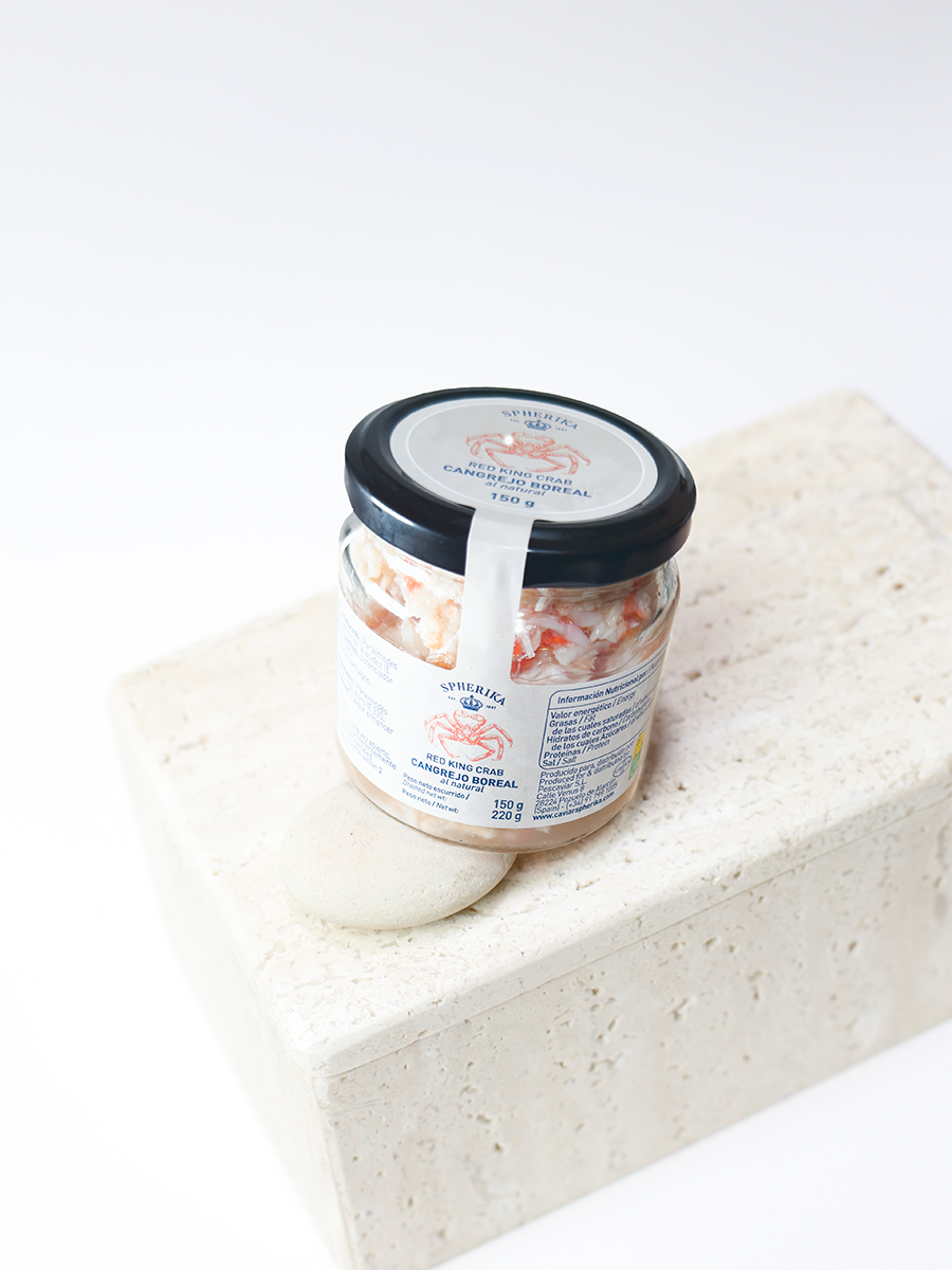 SPHERIKA, King Crab meat 150g (drained weight)