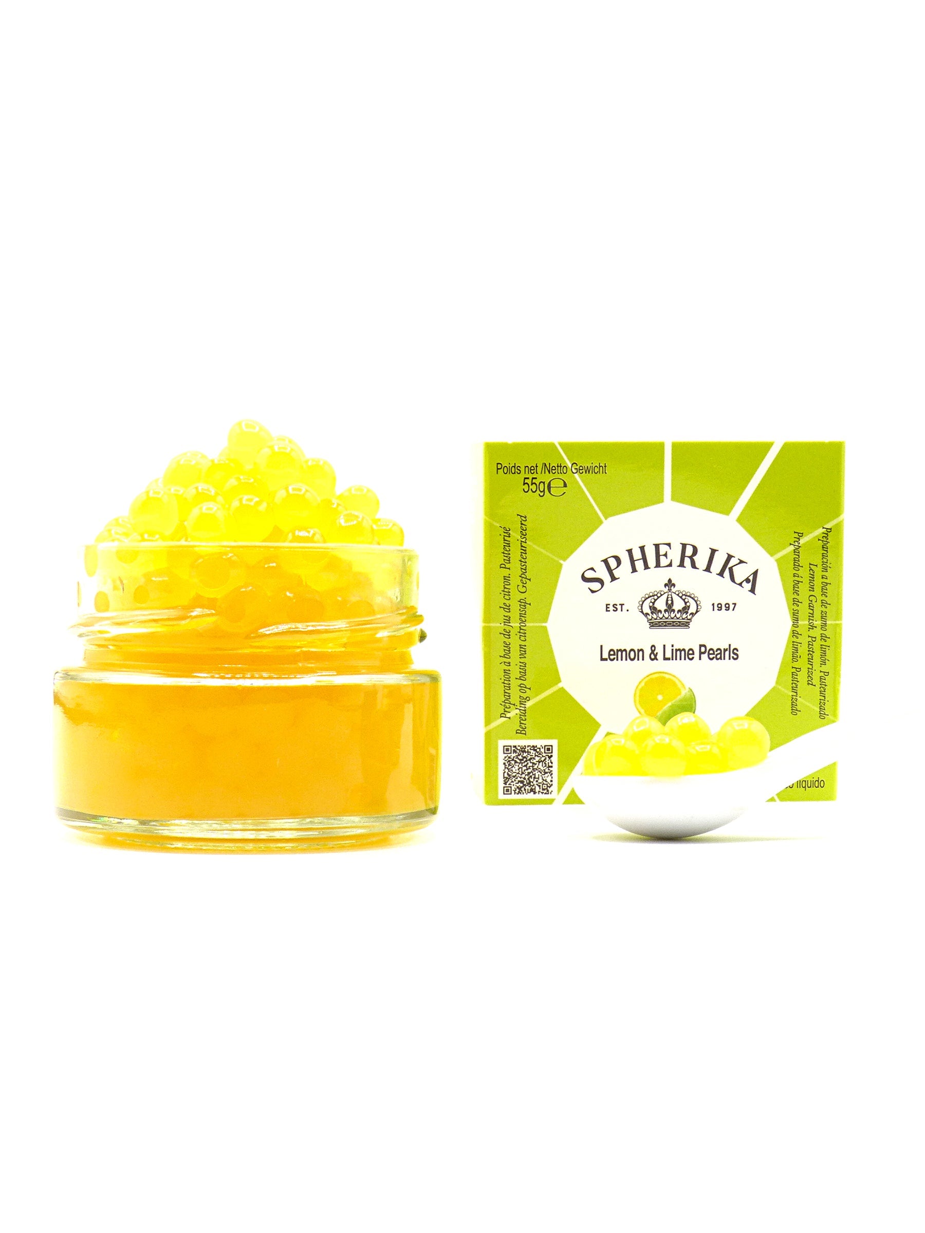 SPHERIKA, lime and lemon spheres