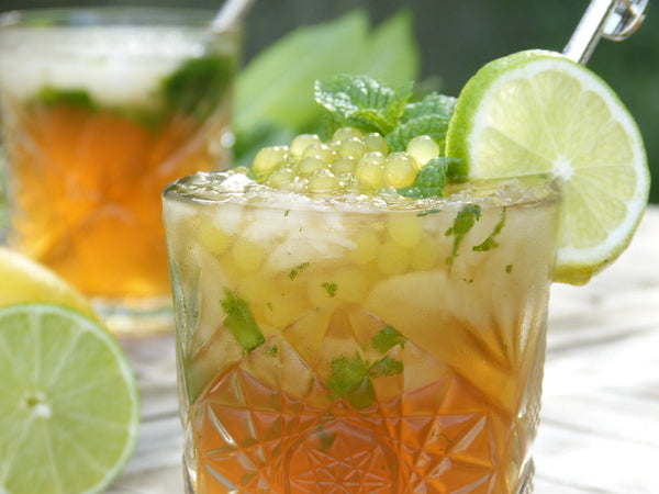 SPHERIKA, lime and lemon spheres