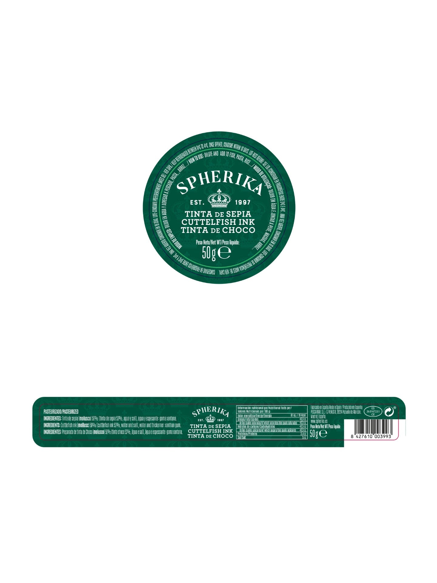 SPHERIKA, Inktvisinkt 50g