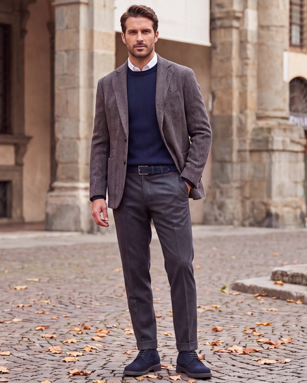 SPOLETO - Navy Suede