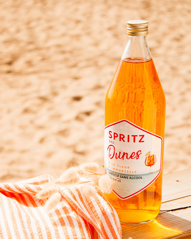 Spritz sans alcool plage été Charente-Maritime